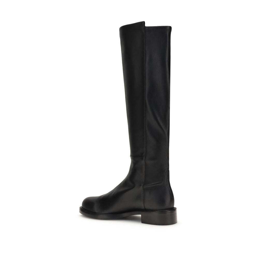 Stuart Weitzman Brown Calf Leather Bos Taurus Ankle Boots | Regal Royce