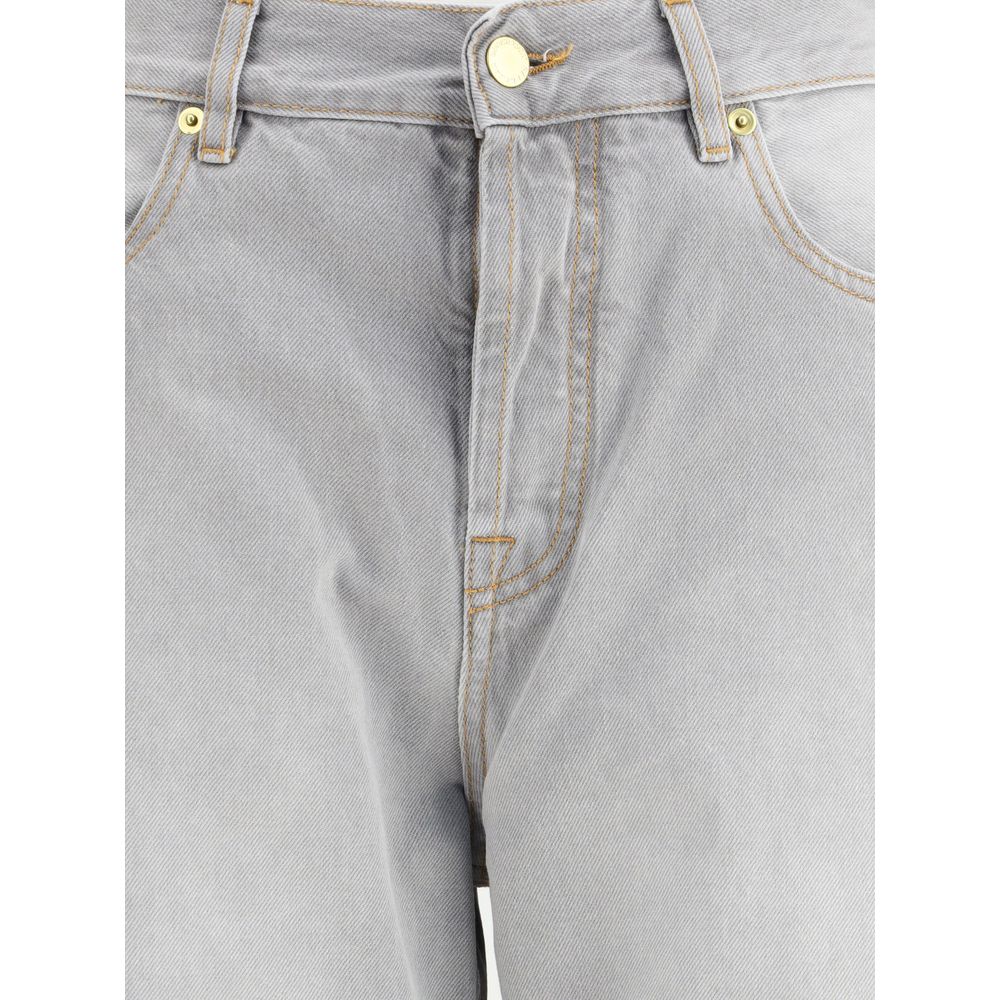 Darkpark Gray Cotton Relaxed Fit Jeans | Regal Royce