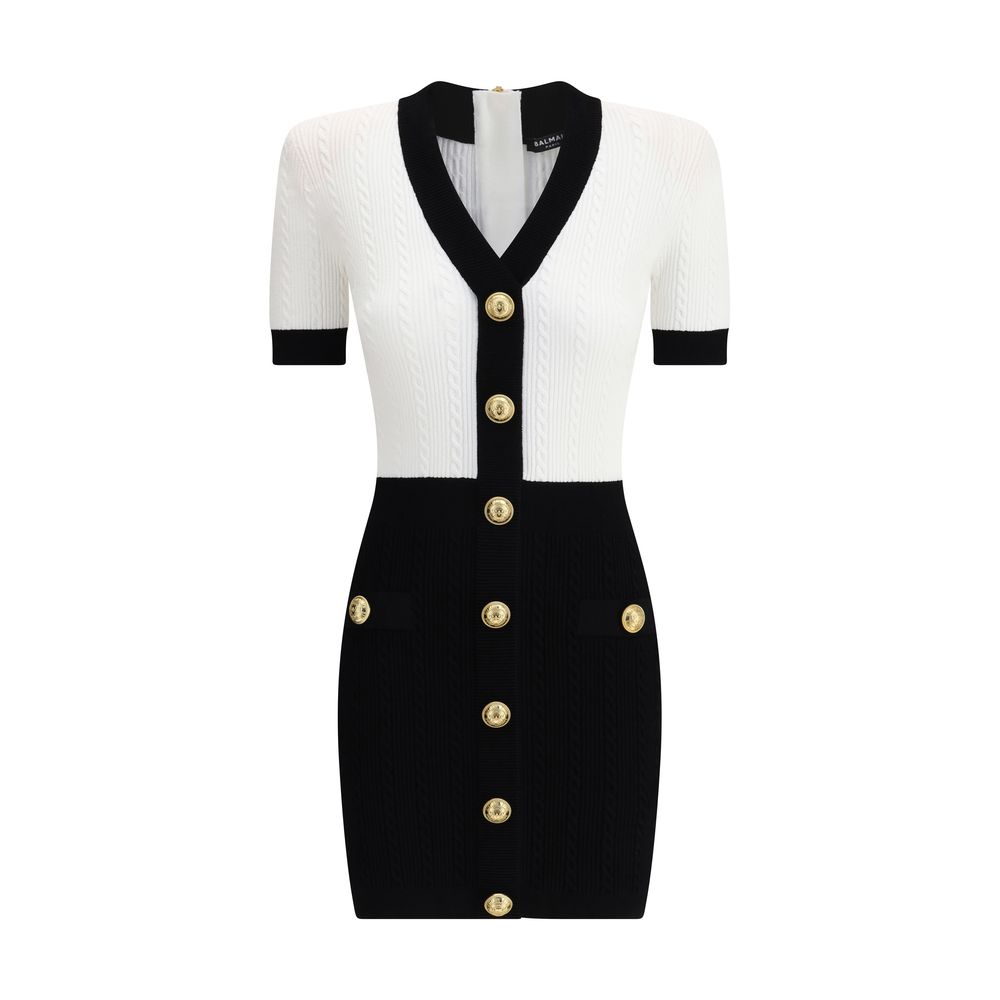 Balmain Multicolor Viscose Casual Dress
