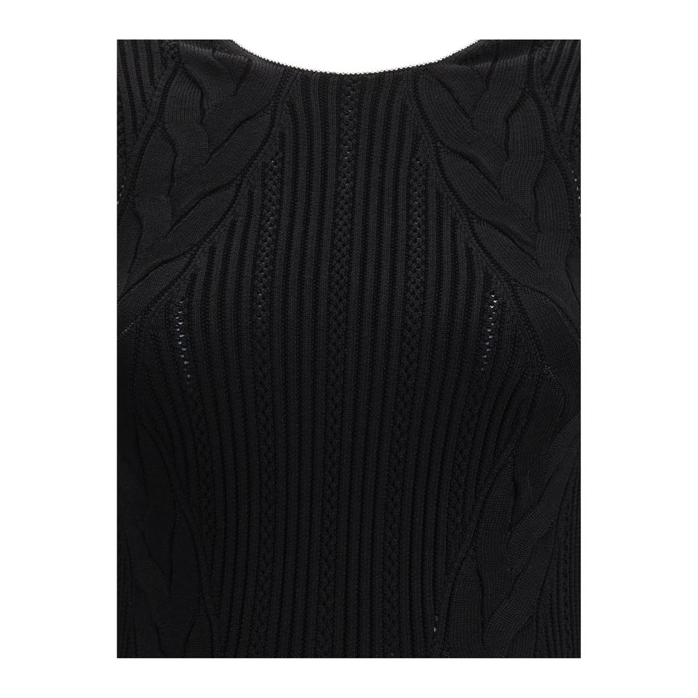 Balmain Black Viscose Casual Dress | Regal Royce
