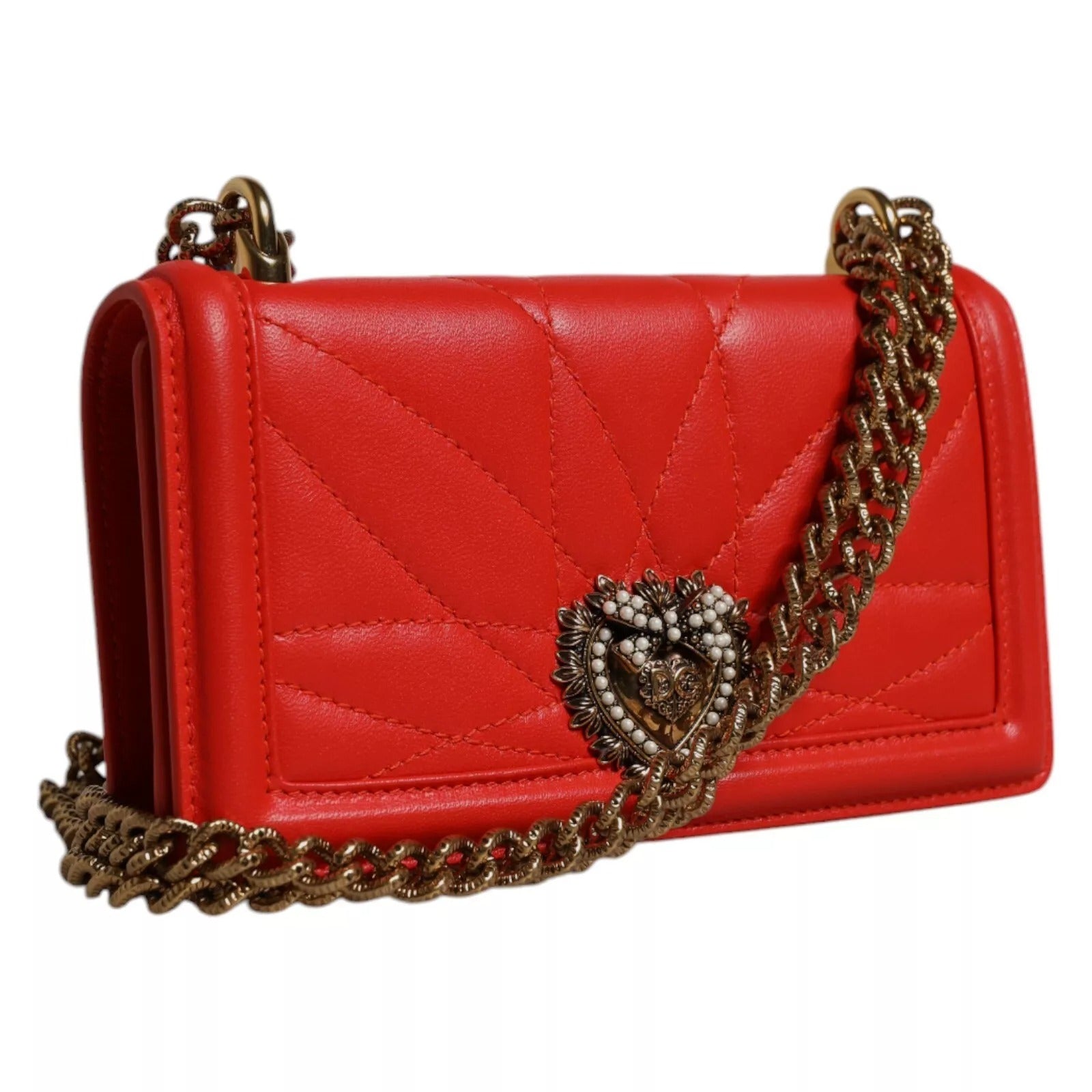 Dolce & Gabbana Red Quilted Devotion Crossbody 11 PRO Phone case bag | Regal Royce