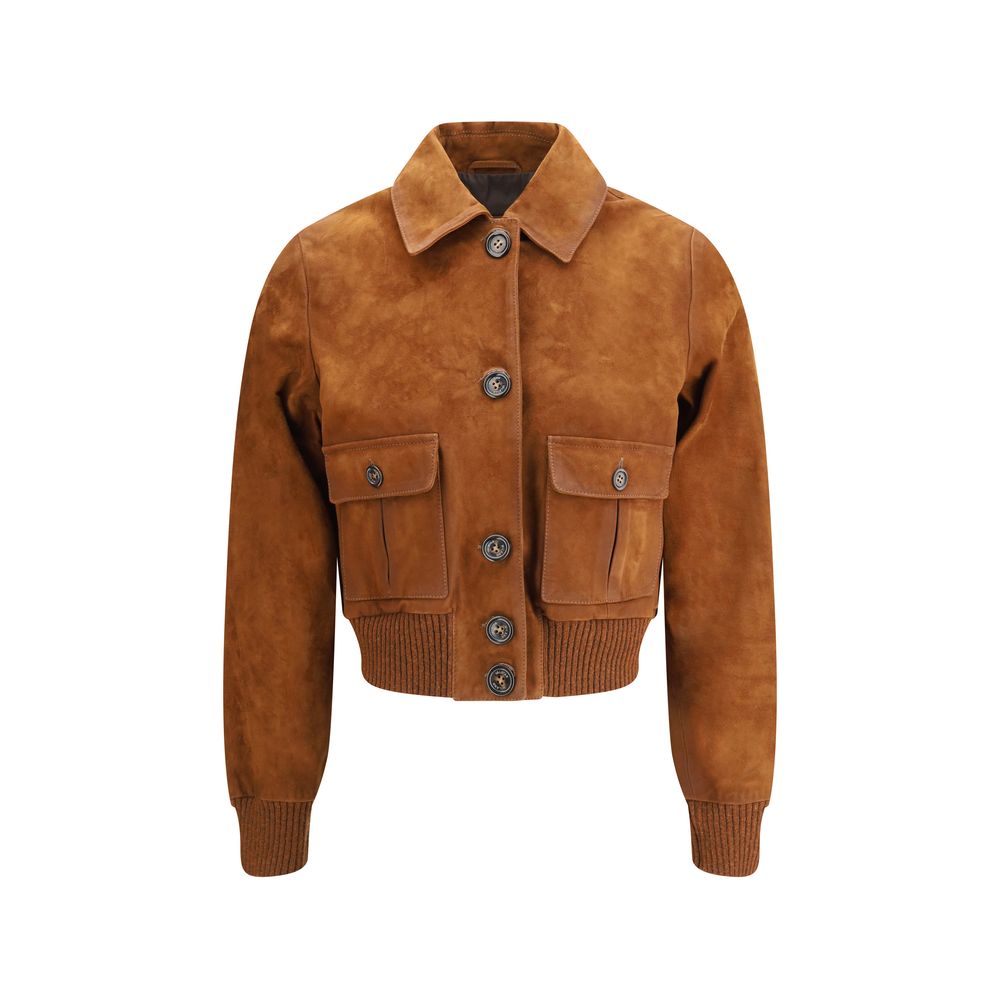 Valstar Brown Goatskin Jackets And Coat | Regal Royce