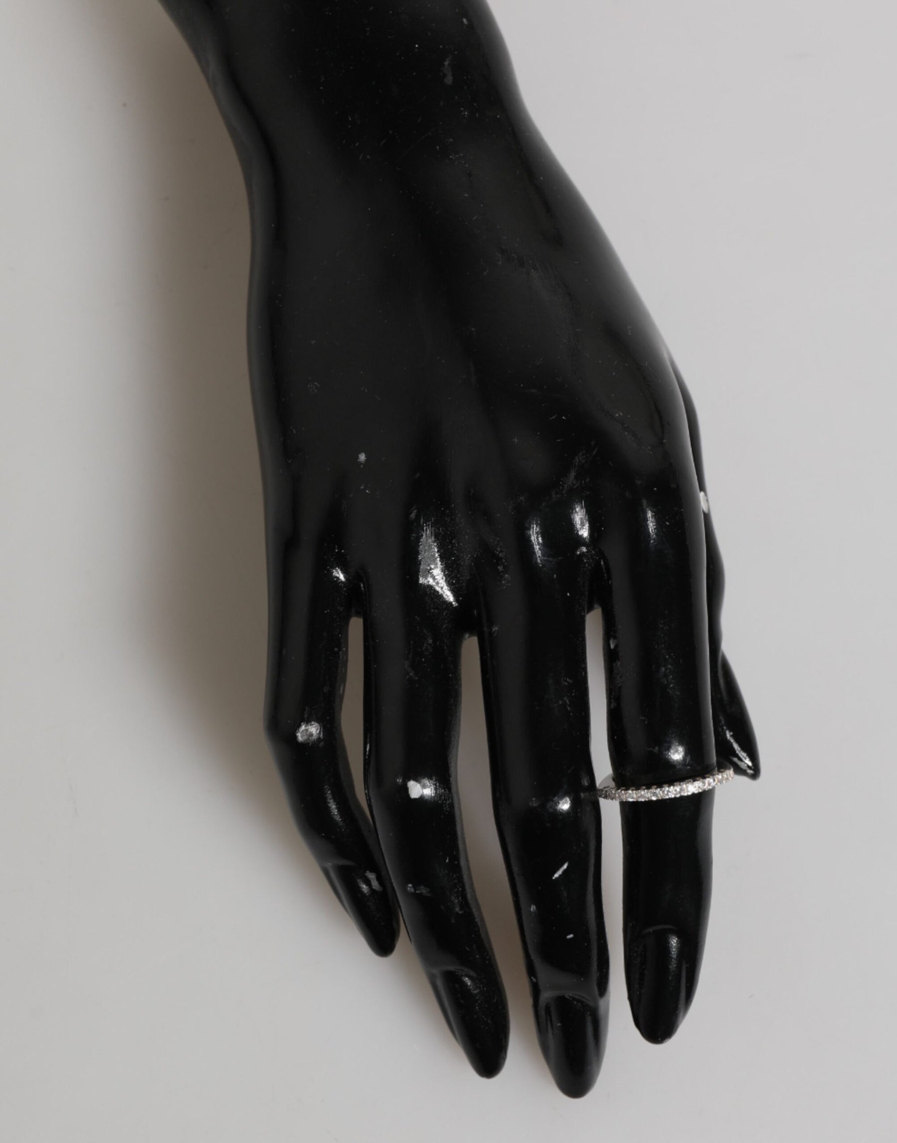 Nialaya Sterling Silver 925 Band Pave CZ Crystal Eternity Ring | Regal Royce