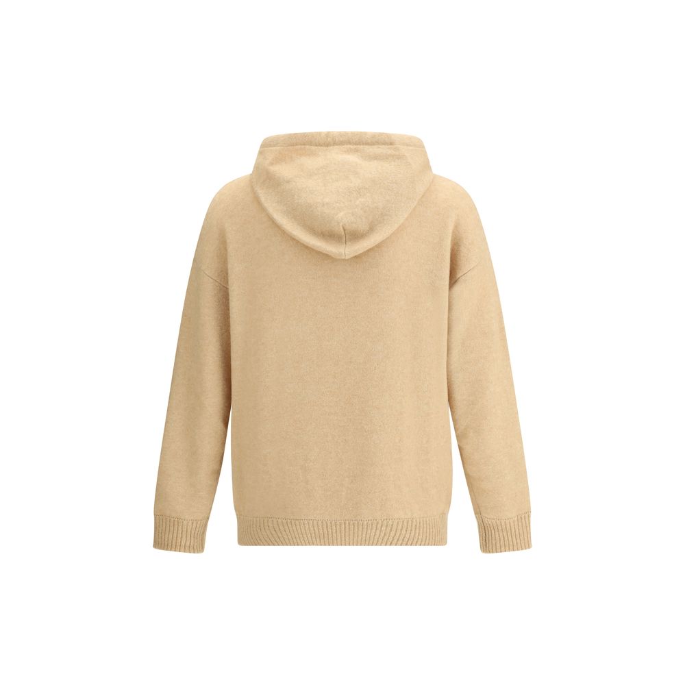 Laneus Beige Cashmere Hoodie | Regal Royce