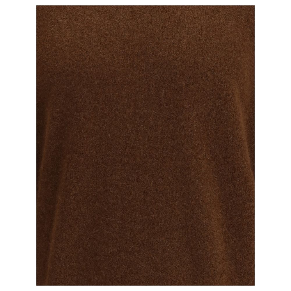 Laneus Brown Cashmere Cashmere Sweater | Regal Royce