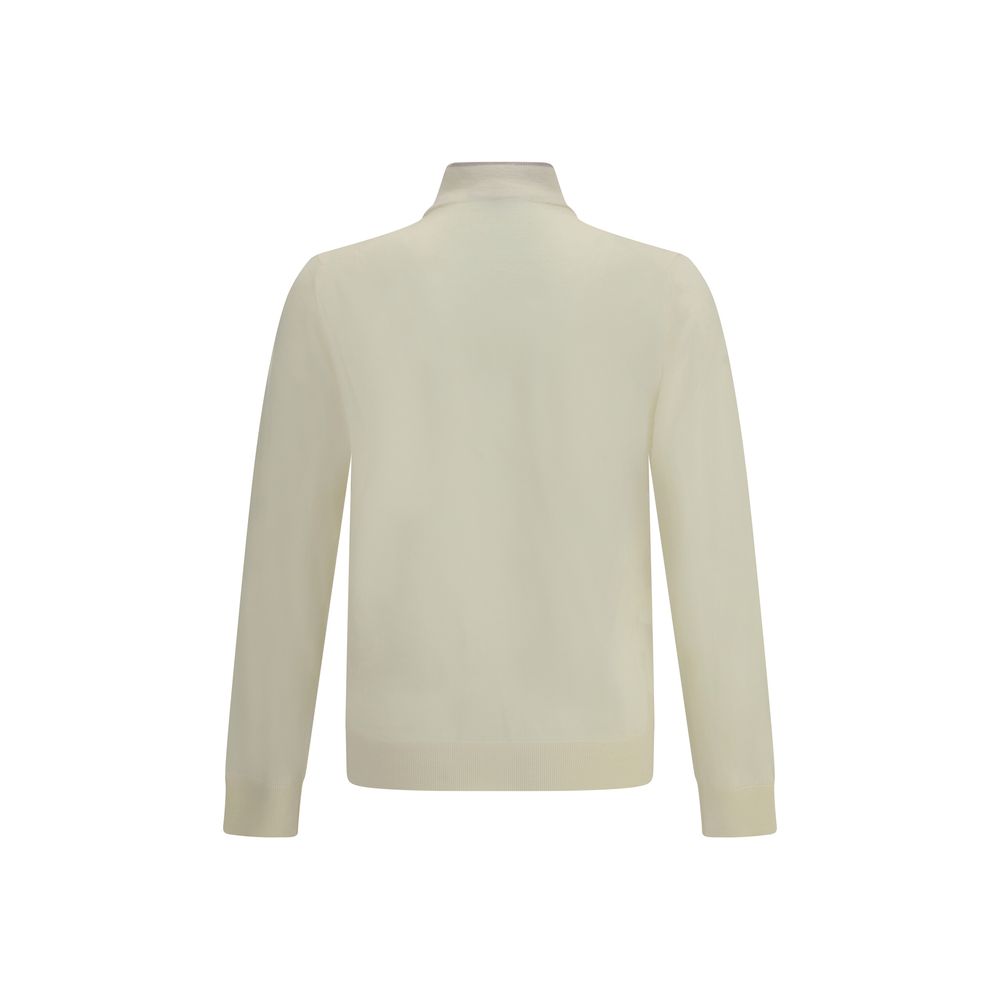 Cruna Cream Wool Turtleneck | Regal Royce