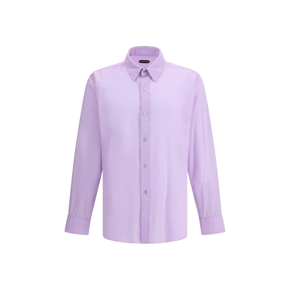 Tom Ford Purple Cotton Dress Shirt | Regal Royce