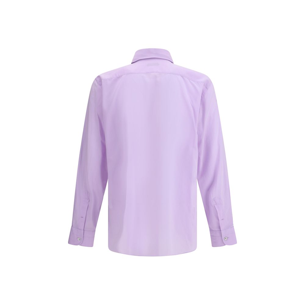 Tom Ford Purple Cotton Dress Shirt | Regal Royce