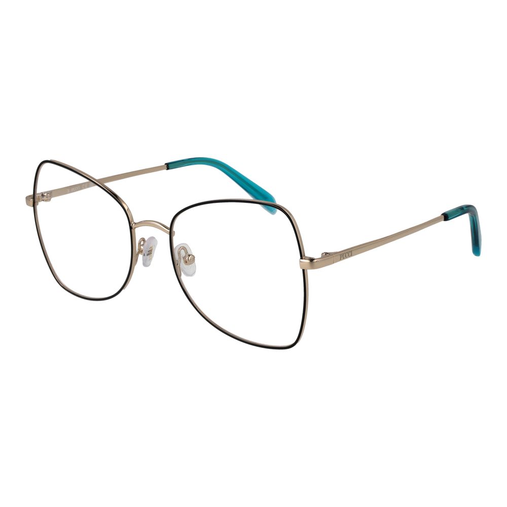 Emilio Pucci Black Metal Glasses (Frames) | Regal Royce