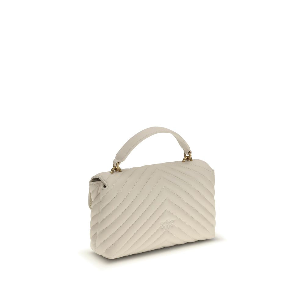 PINKO White Calf Leather Bos Taurus Handbag | Regal Royce