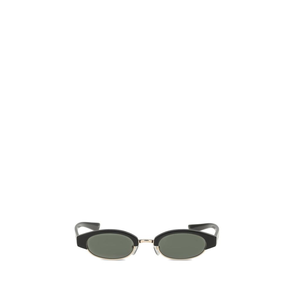 Alexander McQueen Black Acetate Sunglasses