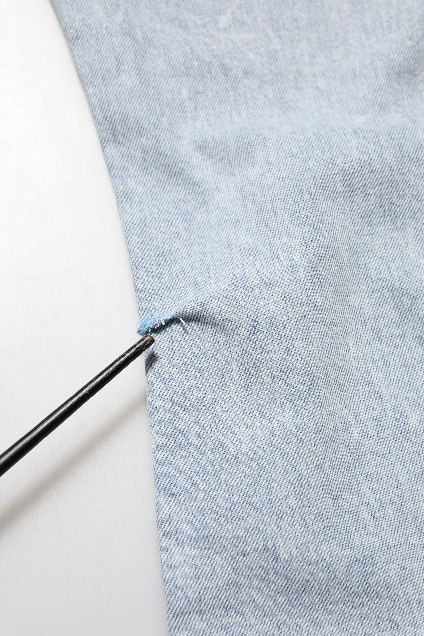 Dolce & Gabbana Light Blue Distressed Slim Fit Ripped Denim Jeans | Regal Royce