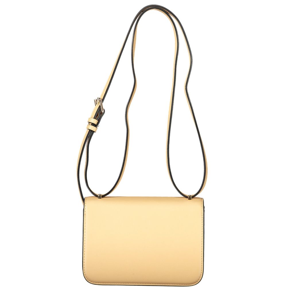 Mario Valentino Beige Polyurethane Women Handbag | Regal Royce