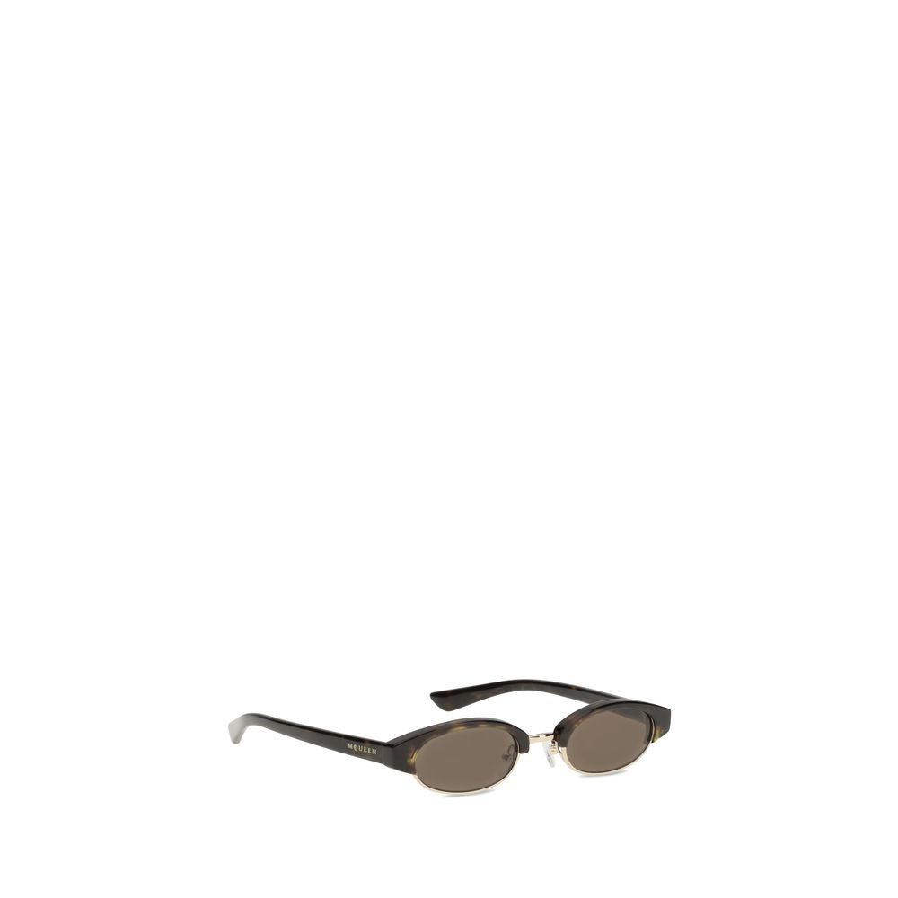 Alexander McQueen Brown Acetate Sunglasses | Regal Royce