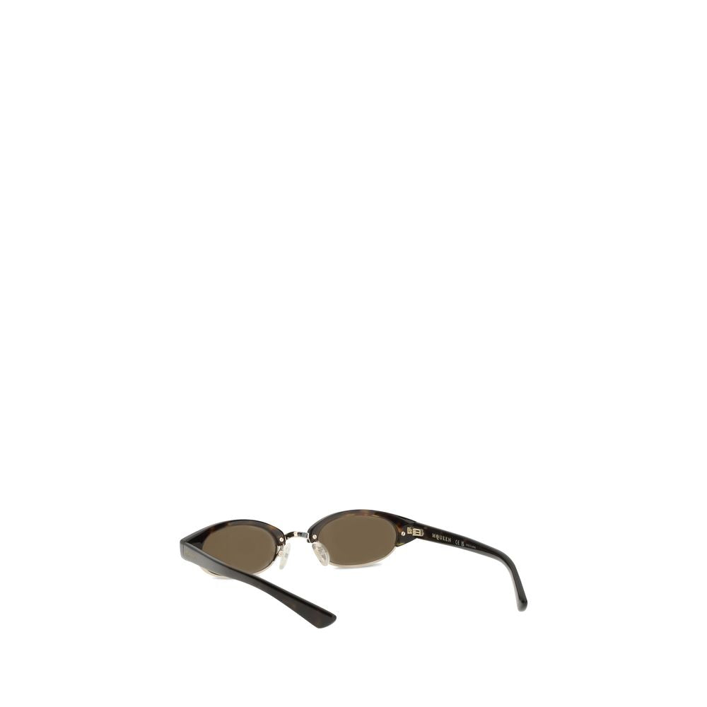 Alexander McQueen Brown Acetate Sunglasses | Regal Royce