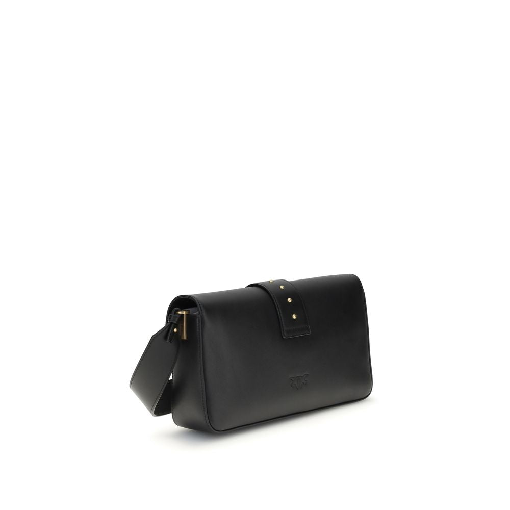 PINKO Black Leather Shoulder Bag | Regal Royce