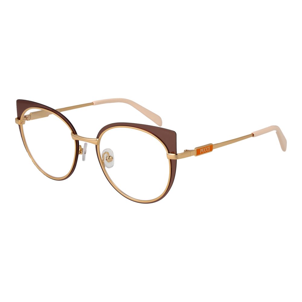 Emilio Pucci Brown Metal Glasses (Frames) | Regal Royce