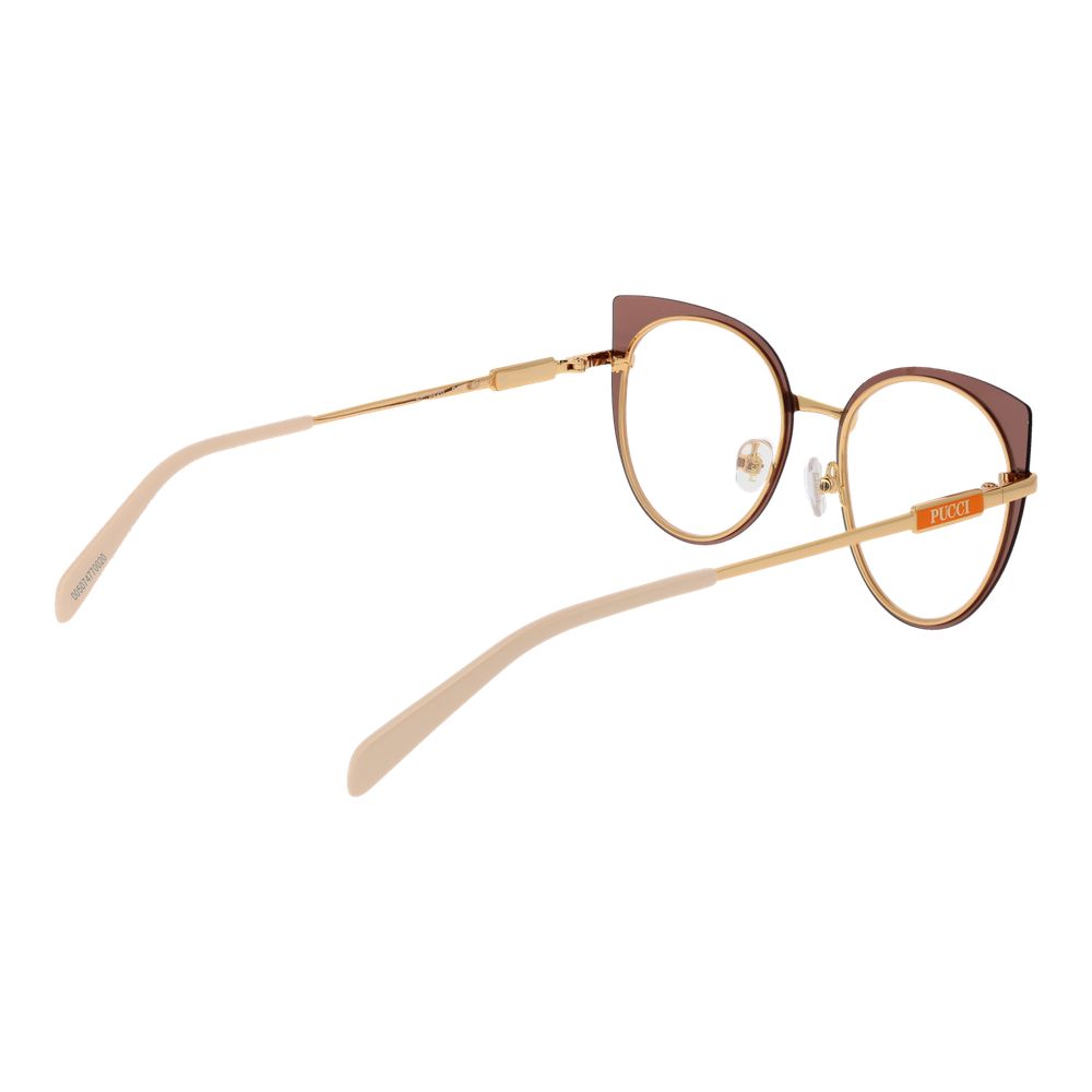 Emilio Pucci Brown Metal Glasses (Frames) | Regal Royce