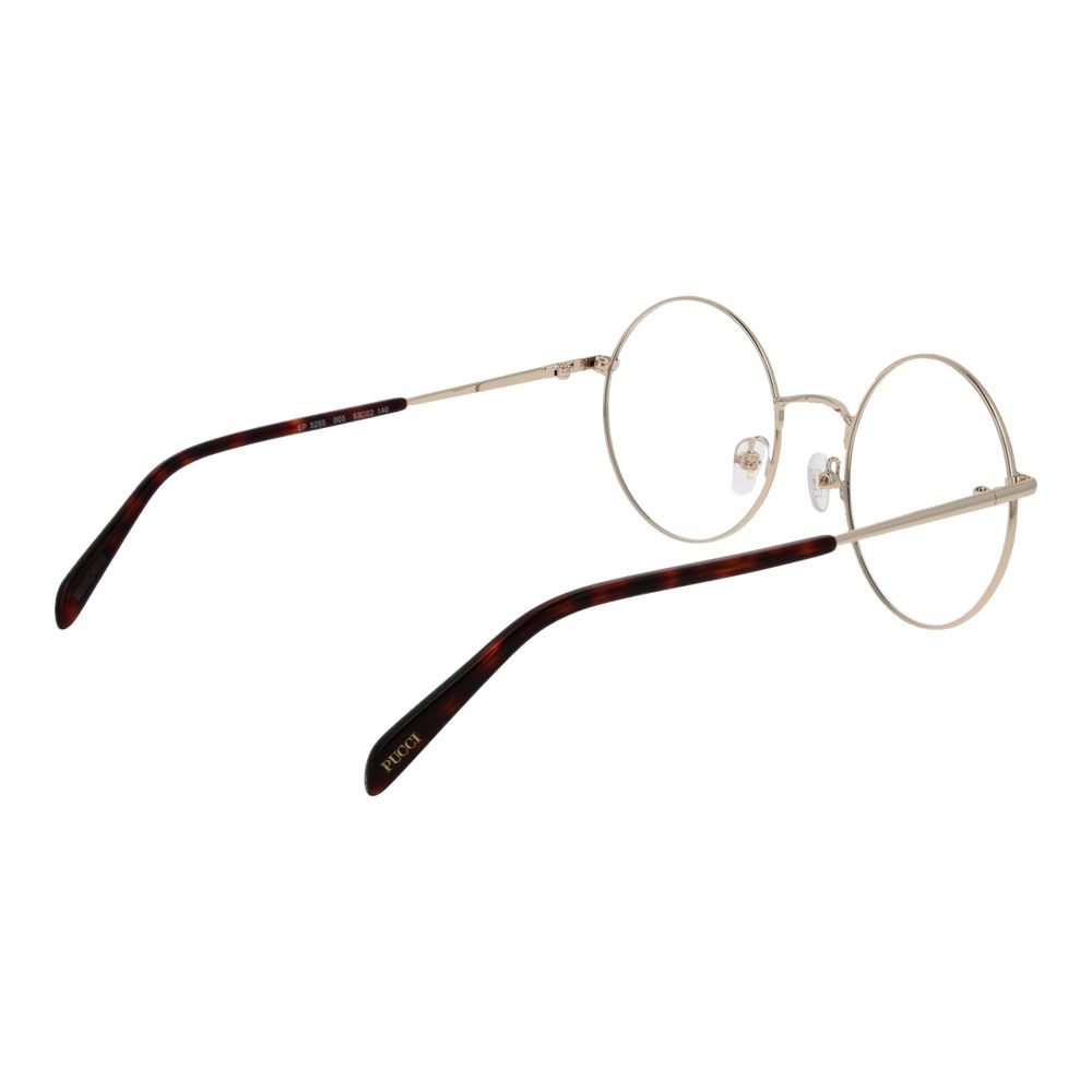 Emilio Pucci Black Metal Glasses (Frames) | Regal Royce