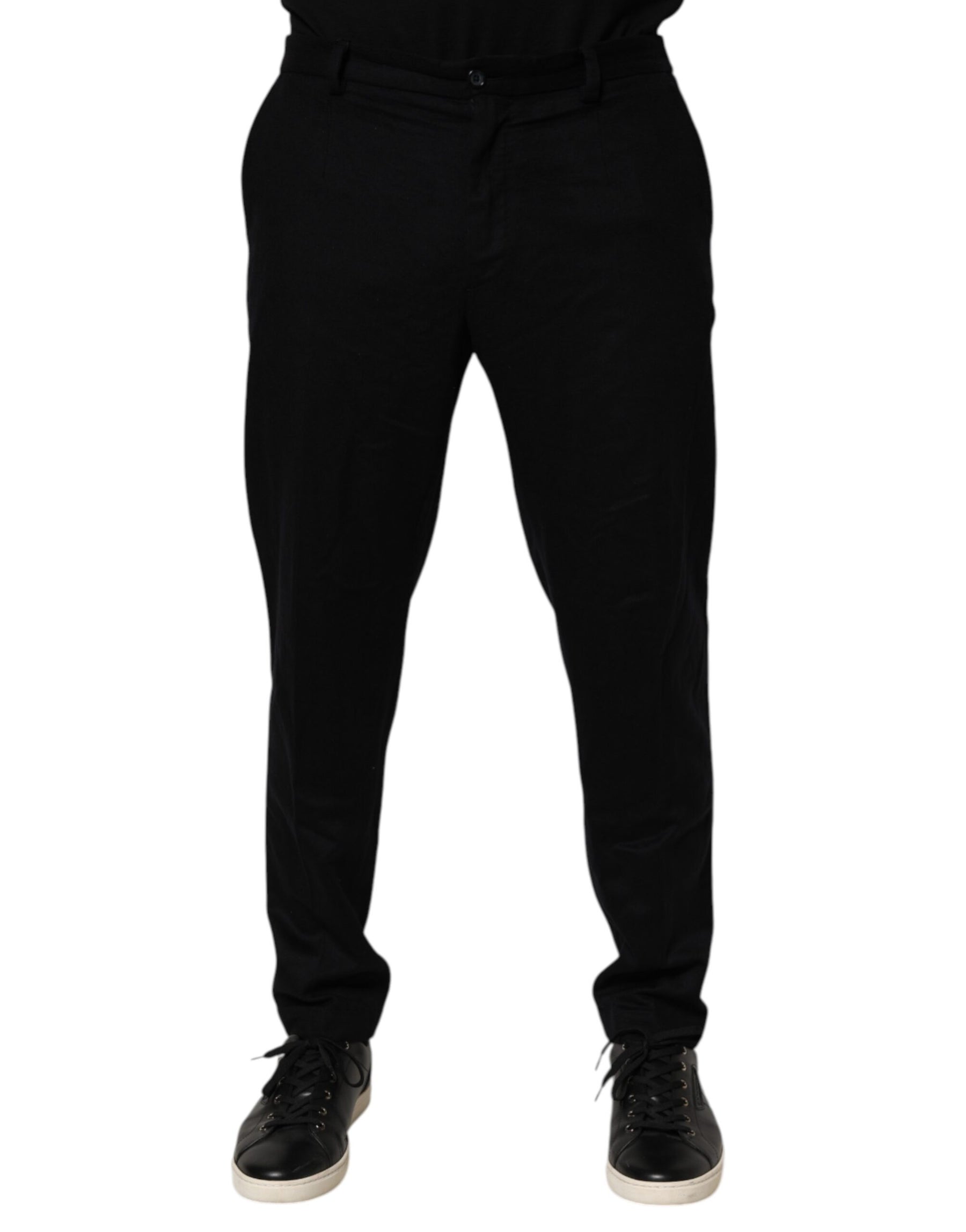Dolce & Gabbana Black Cashmere Dress Formal Trouser Pants | Regal Royce