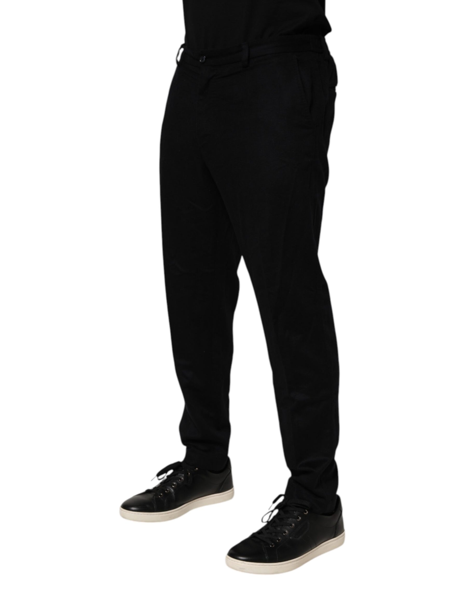 Dolce & Gabbana Black Cashmere Dress Formal Trouser Pants | Regal Royce
