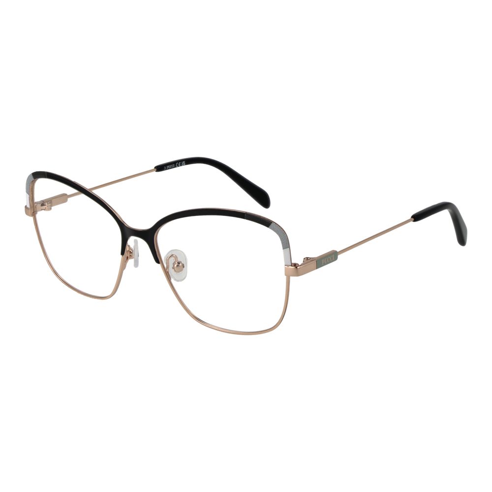 Emilio Pucci Black Metal Glasses (Frames) | Regal Royce