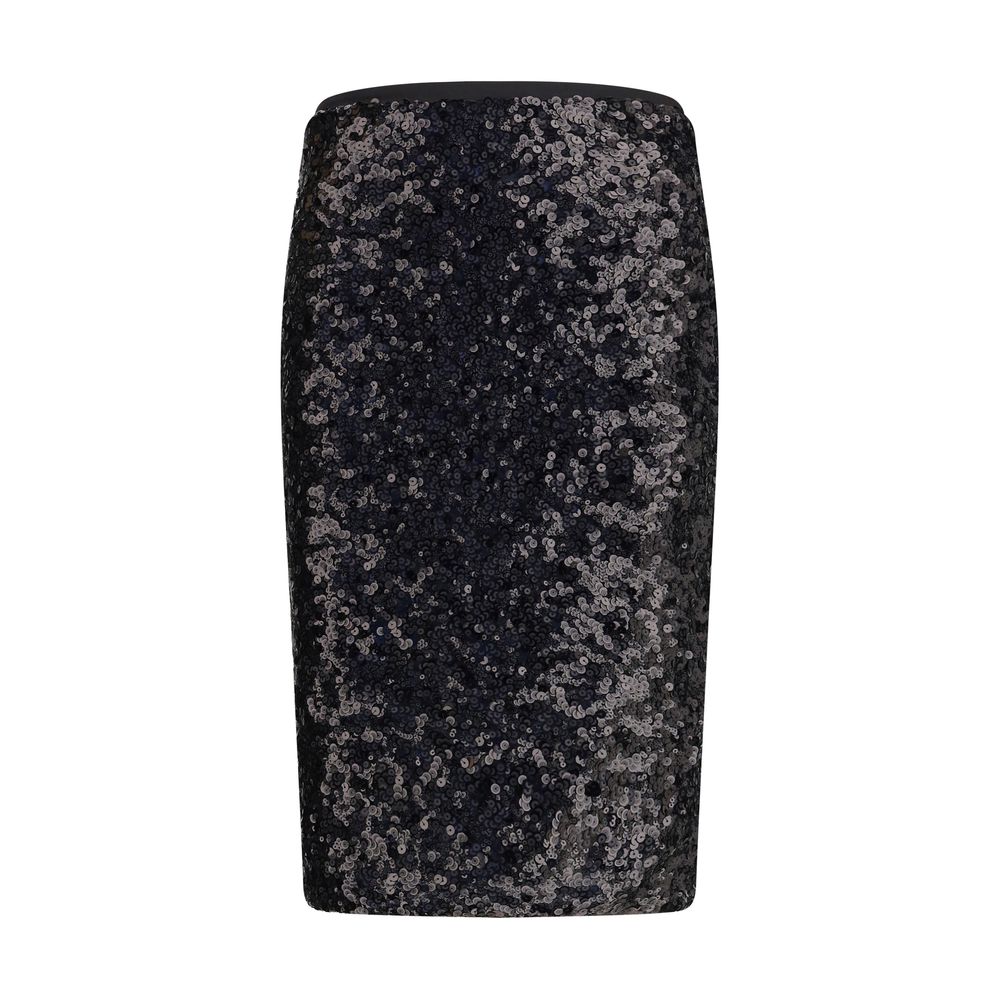 PINKO Black Polyester Midi Skirt | Regal Royce