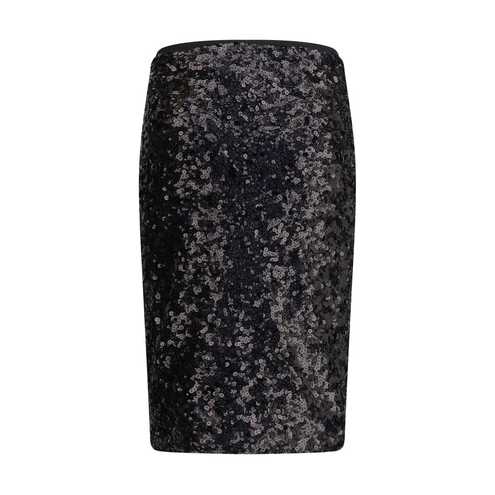PINKO Black Polyester Midi Skirt | Regal Royce