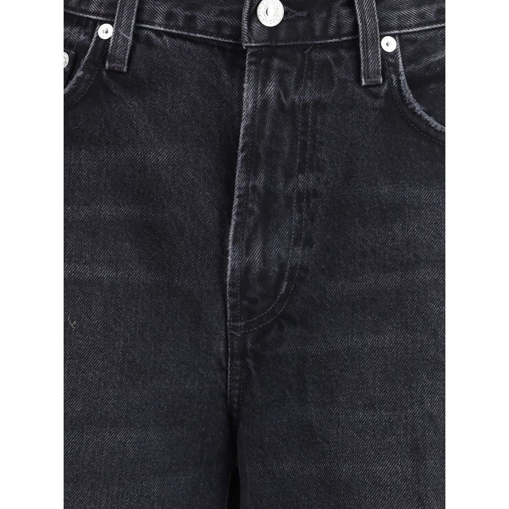 Citizens of Humanity Black Recycled Cotton High-Waisted Jean | Regal Royce