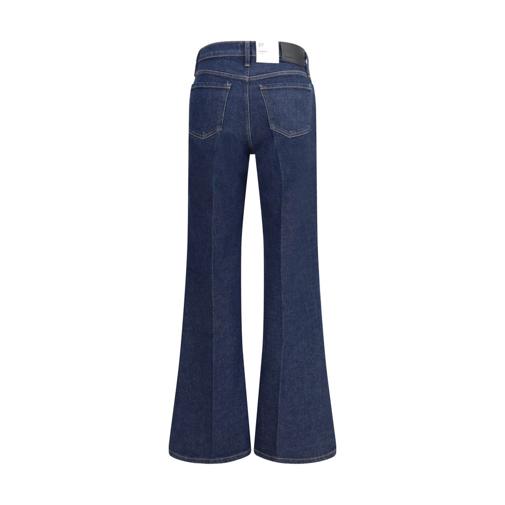 Citizens of Humanity Blue Cotton Flared Jeans | Regal Royce