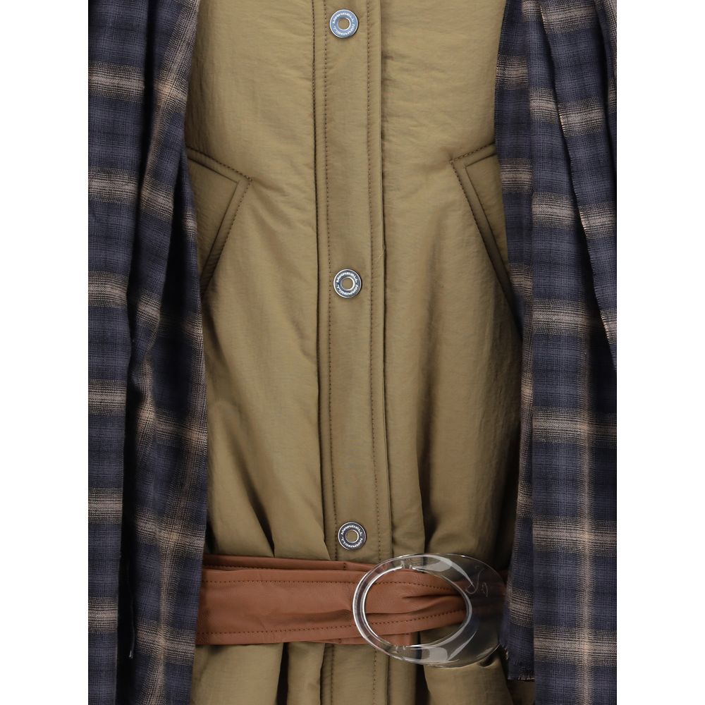 MARBELL Brown Polyamide Full-Length Jacket | Regal Royce