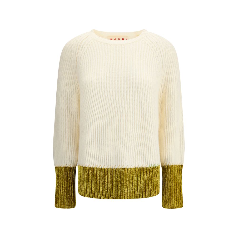 Marni Multicolor Fleece Wool Sweatshirt | Regal Royce