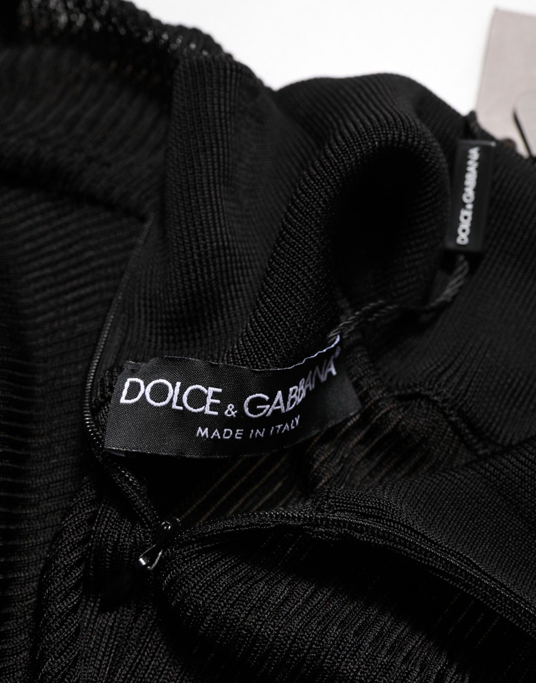 Dolce & Gabbana Black Viscose Turtle Neck Pullover Sweater | Regal Royce