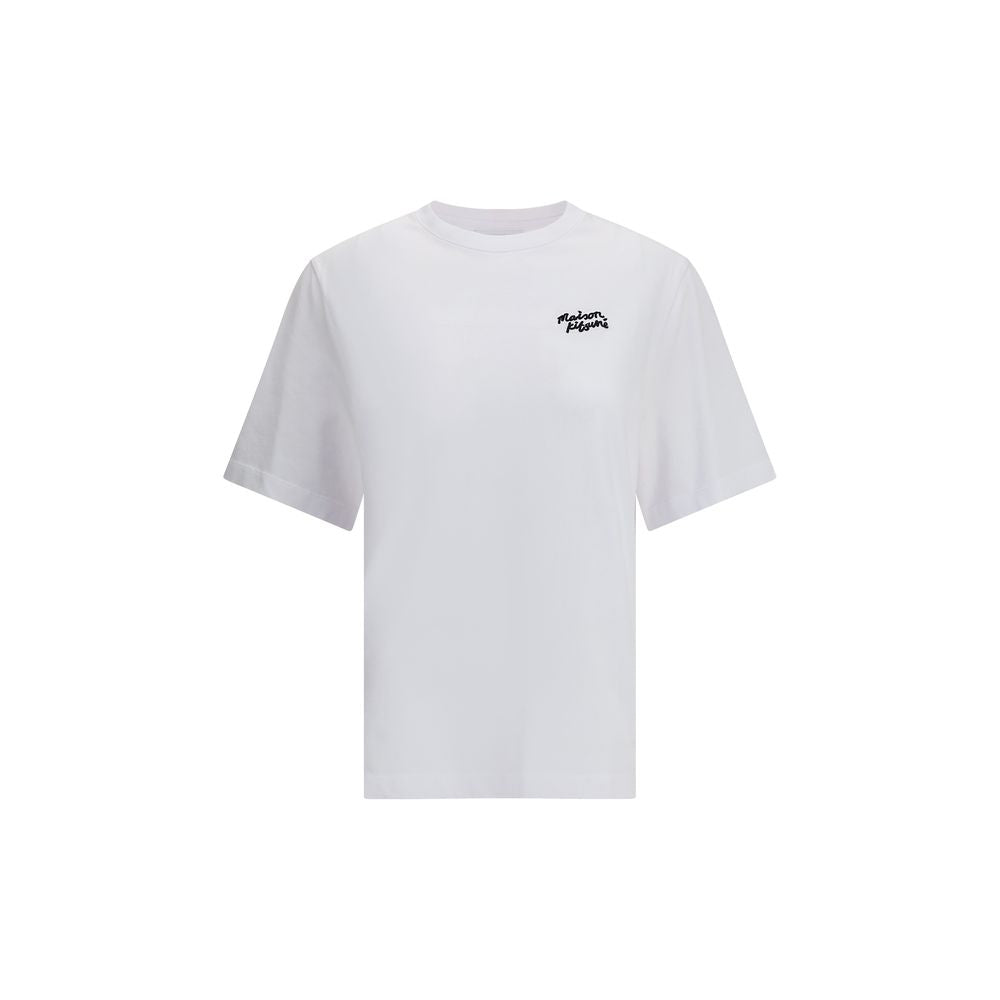 Maison Kitsuné White Cotton T-Shirt | Regal Royce