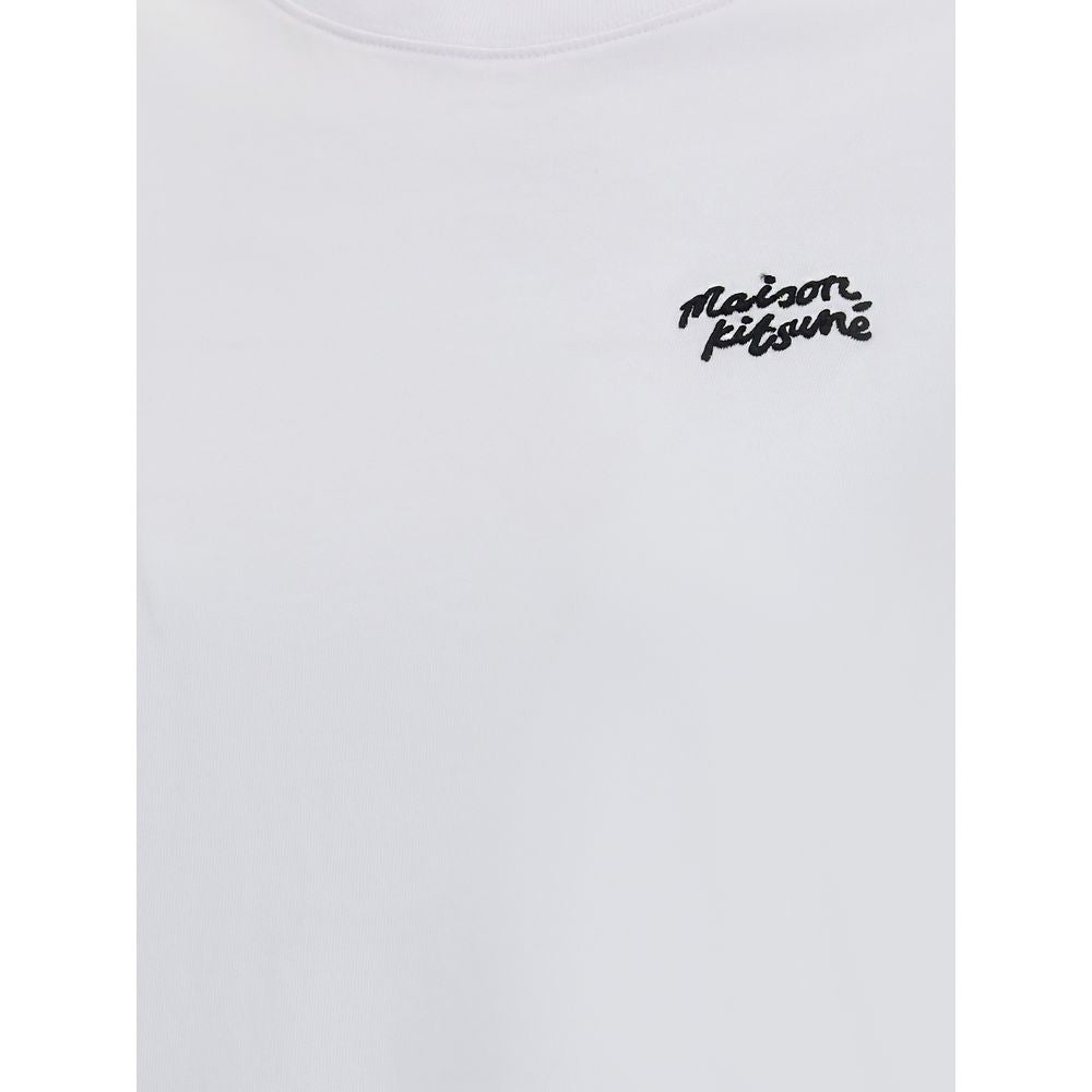 Maison Kitsuné White Cotton T-Shirt | Regal Royce