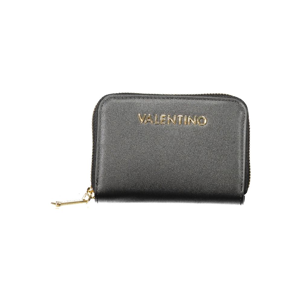 Mario Valentino Black Polyurethane Women Wallet | Regal Royce