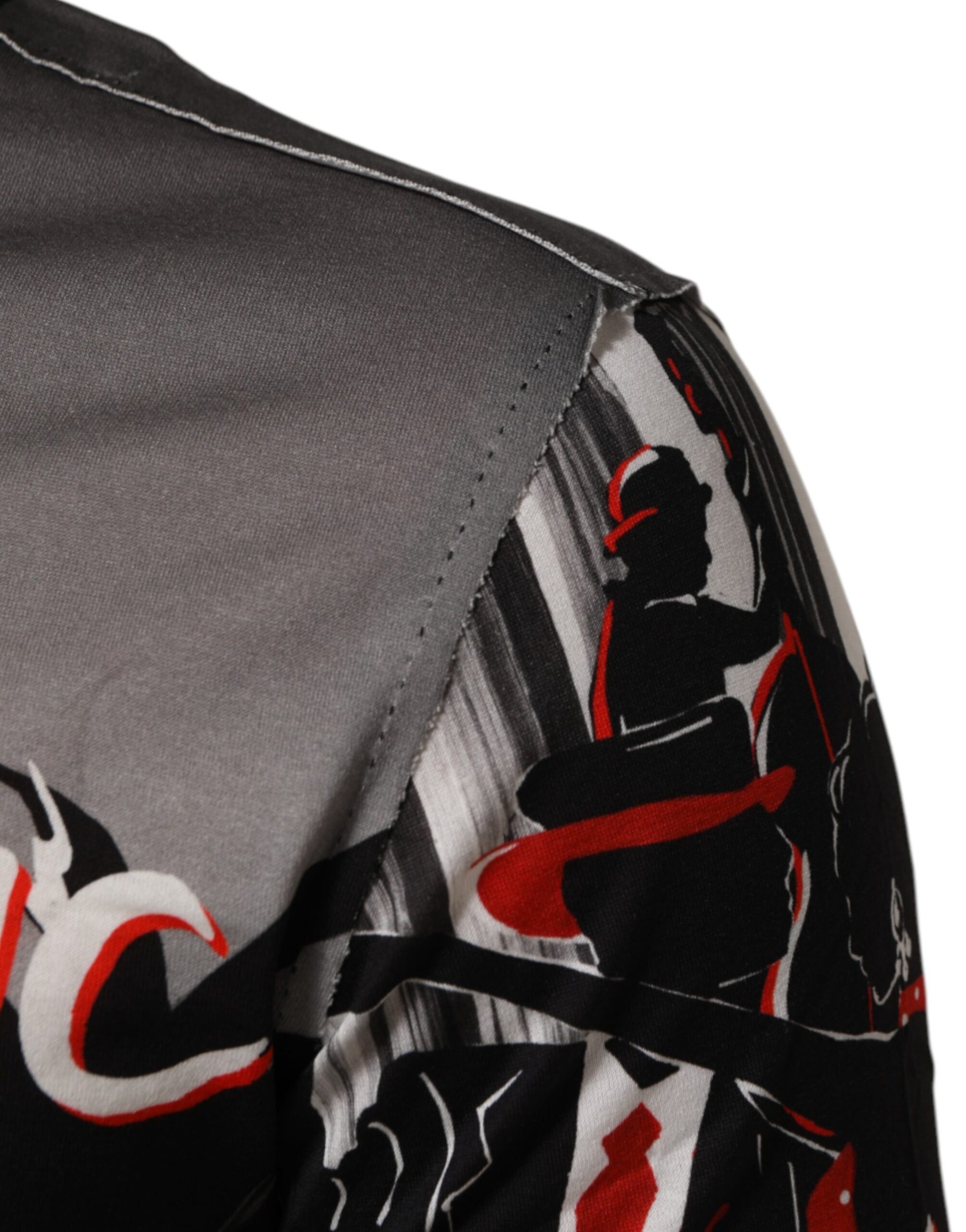 Dolce & Gabbana Multicolor Agrigento Dance Jazz Music Print T-shirt | Regal Royce