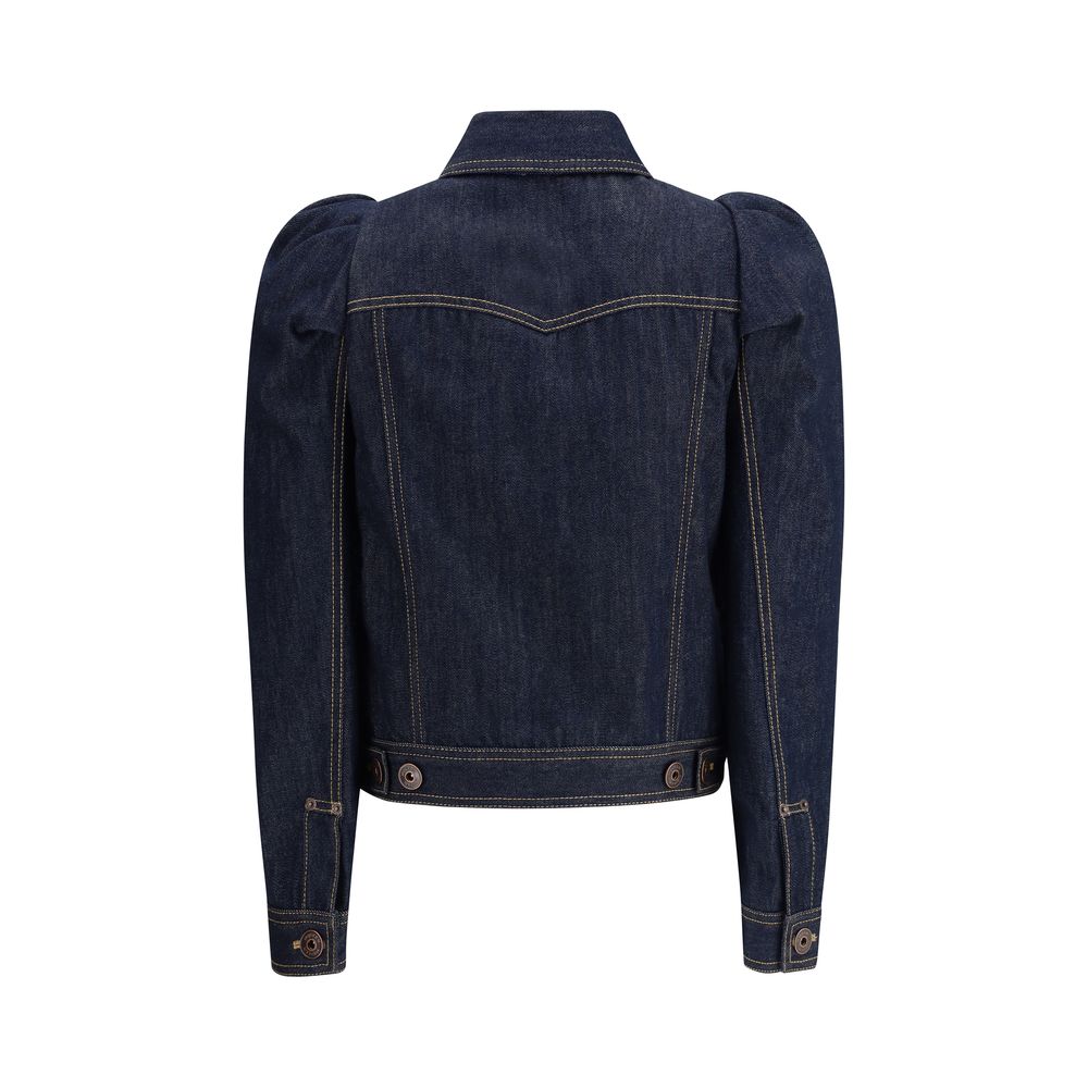 Alexander McQueen Blue Cotton Denim Jacket | Regal Royce