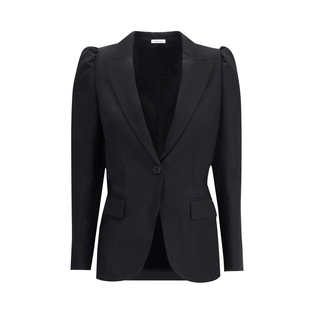 Alexander McQueen Black Wool Coat | Regal Royce