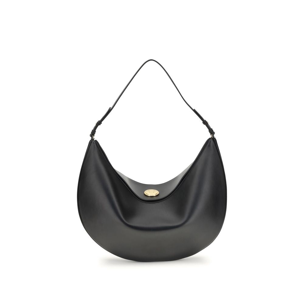 Jacquemus Black Calf Leather Bos Taurus Shoulder Bag | Regal Royce