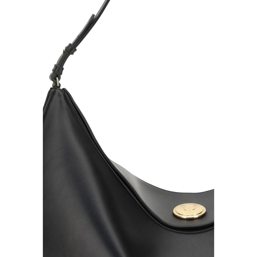 Jacquemus Black Calf Leather Bos Taurus Shoulder Bag | Regal Royce