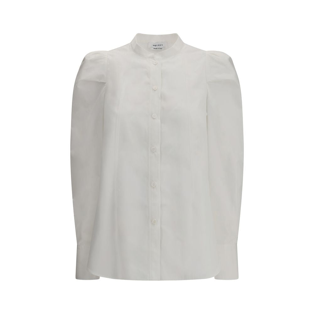 Alexander McQueen White Cotton Dress Shirt