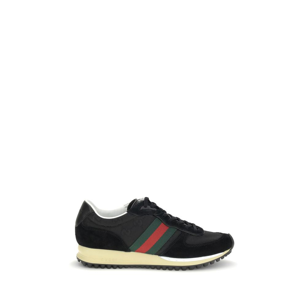 Gucci Black Polyamide Athletic Sneakers | Regal Royce