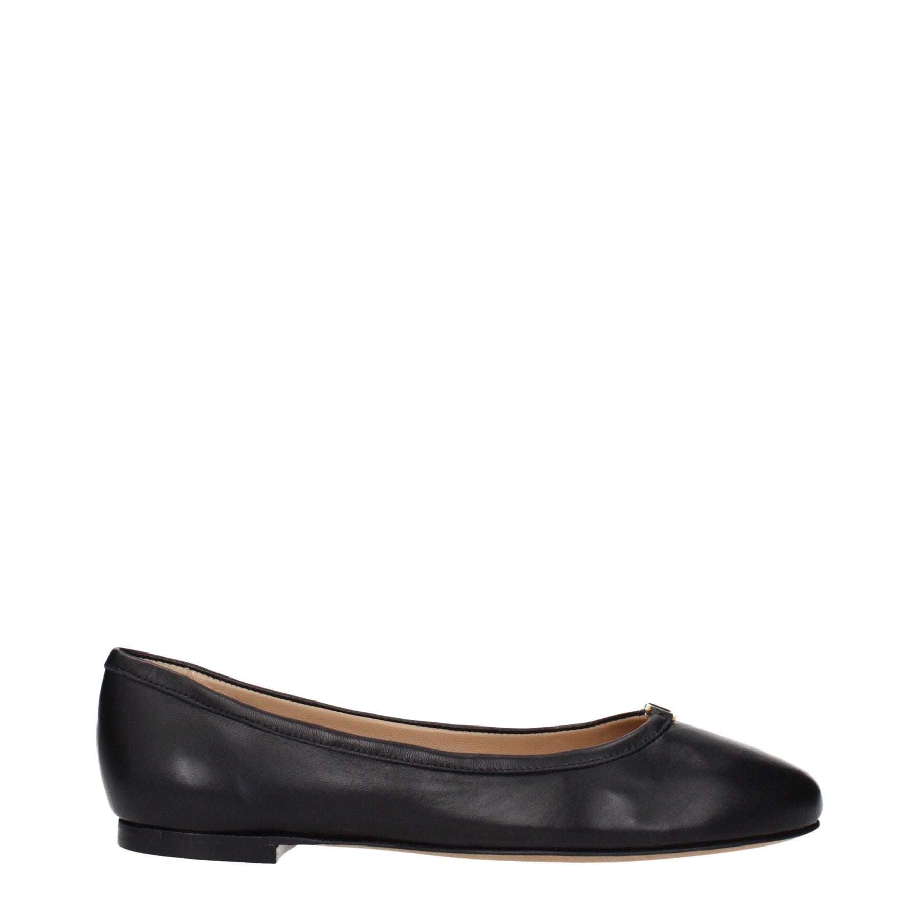 Chloé Black Leather Ballet Flats | Regal Royce