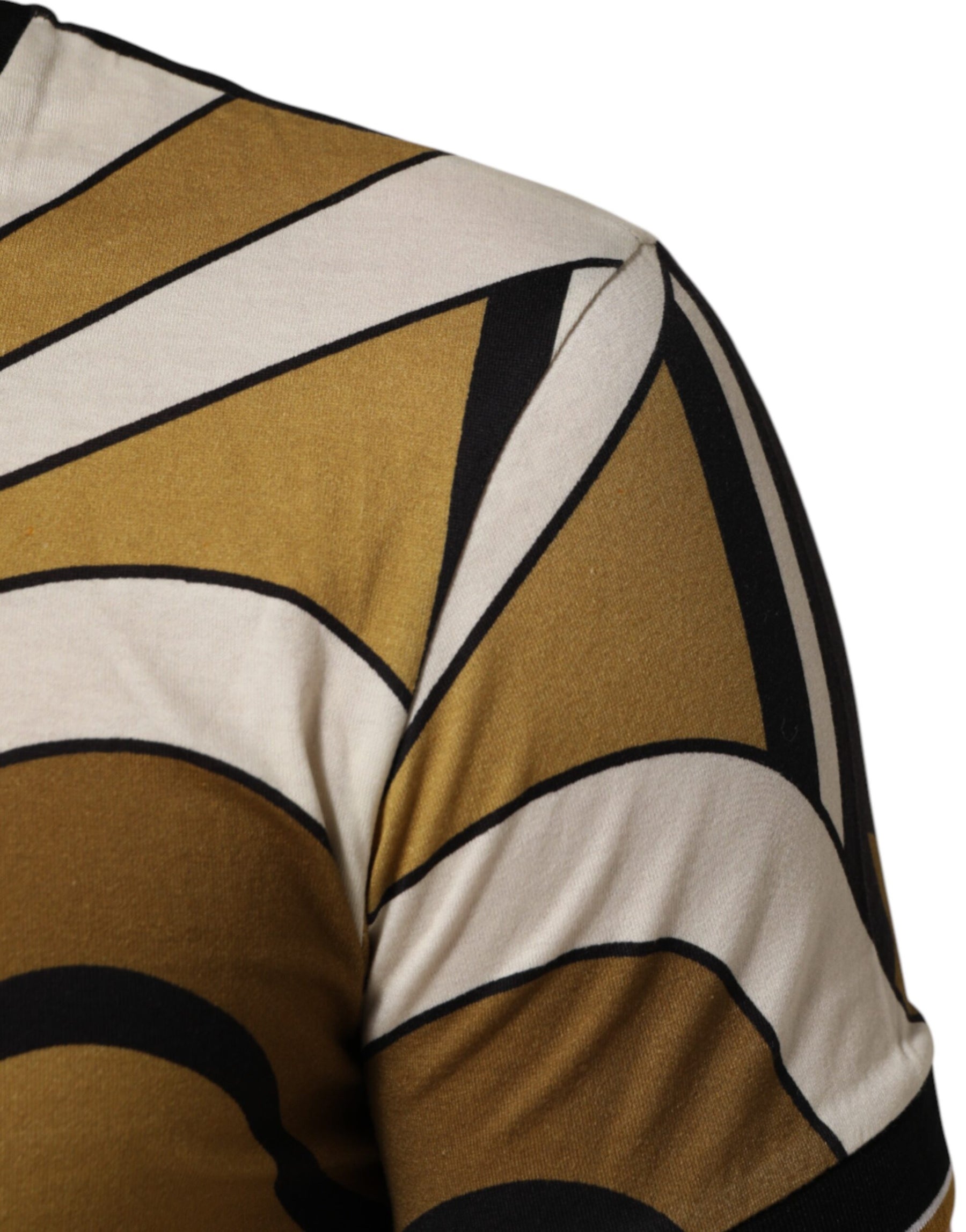 Dolce & Gabbana Multicolor Millennials Star CrewNeck T-shirt | Regal Royce