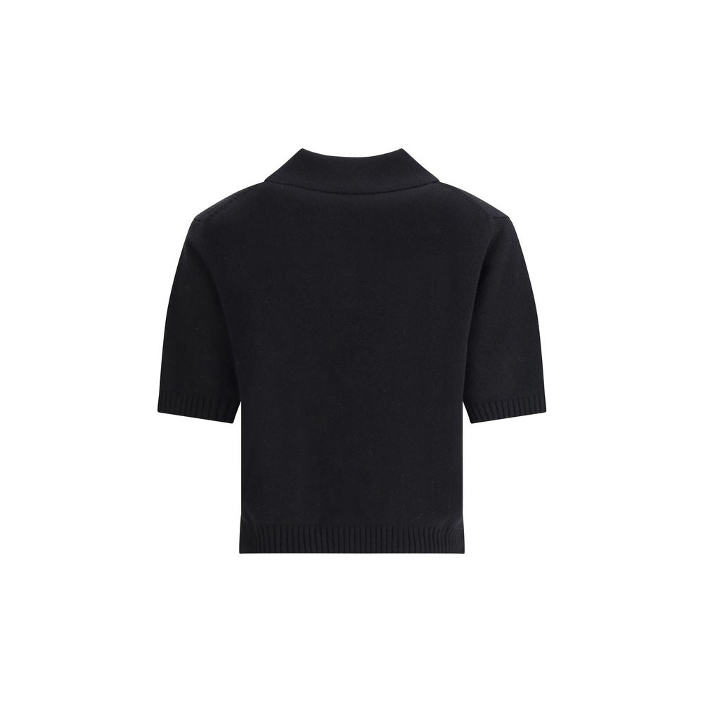 Givenchy Black Wool Polo Shirt | Regal Royce