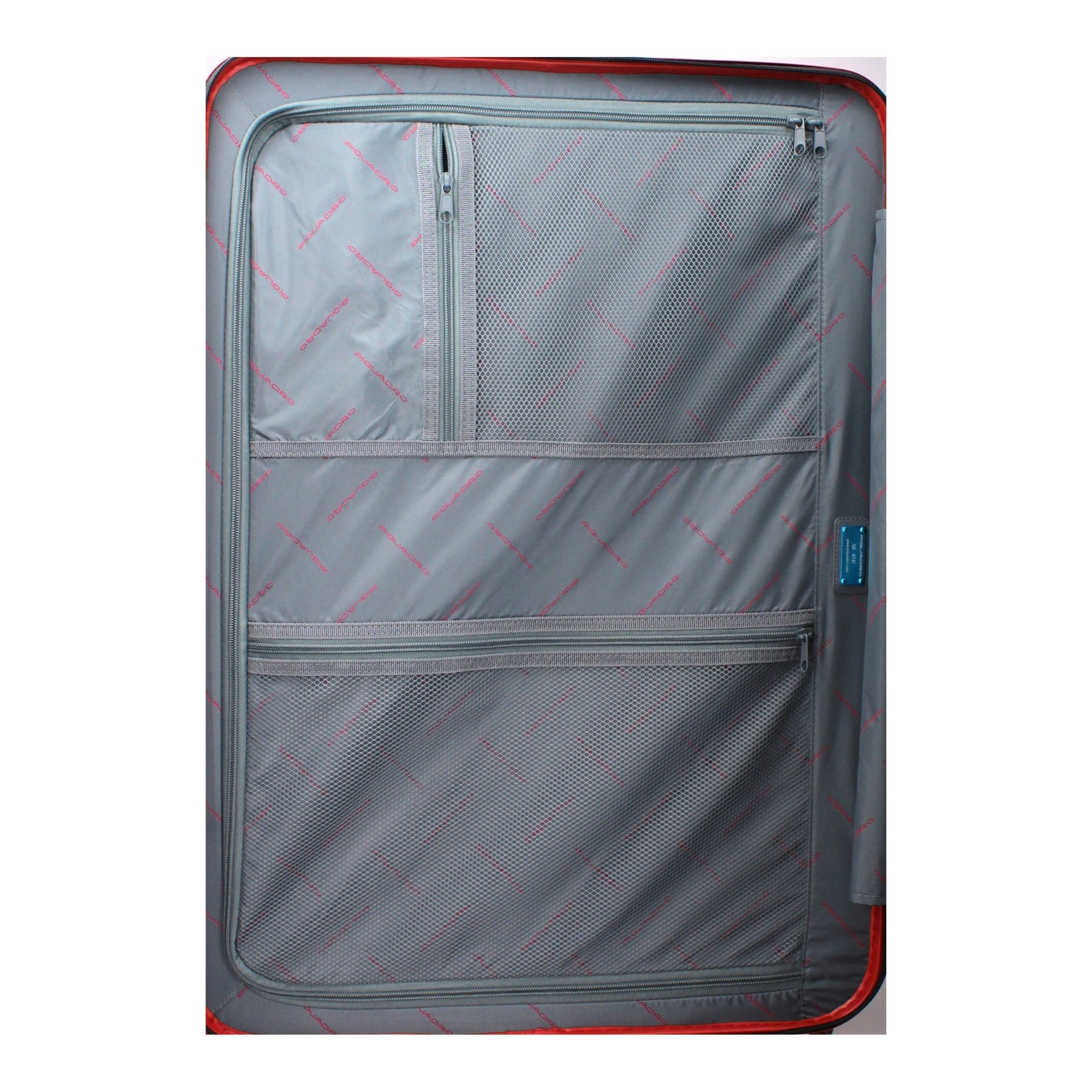 Piquadro Red Polycarbonate Luggage And Travel | Regal Royce