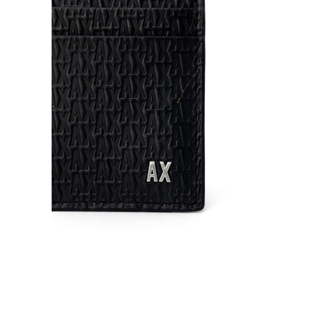 Armani Exchange Black Leather Wallet | Regal Royce