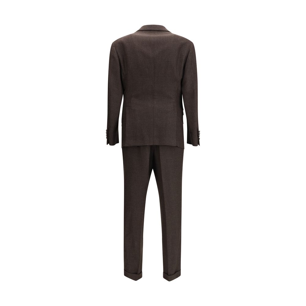 Brunello Cucinelli Brown Wool Two-Piece Suit | Regal Royce