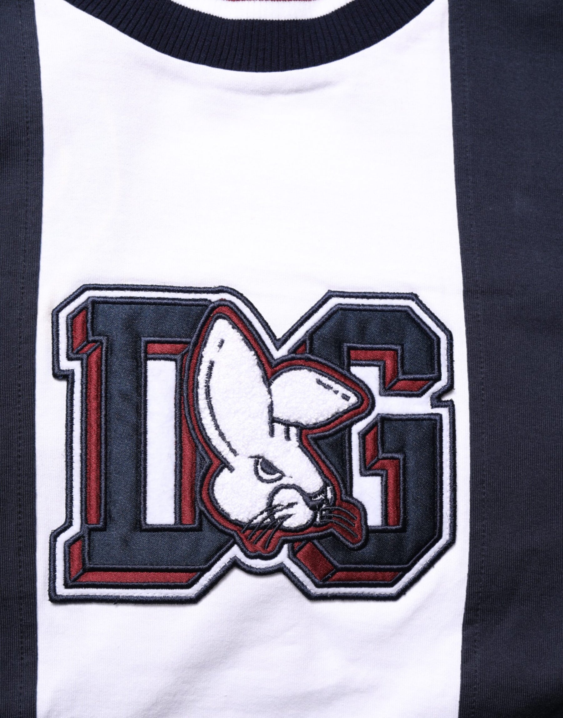 Dolce & Gabbana Multicolor Striped Cotton Men Crew Neck T-shirt | Regal Royce